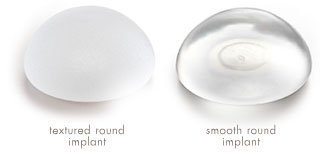 Breast implant surface